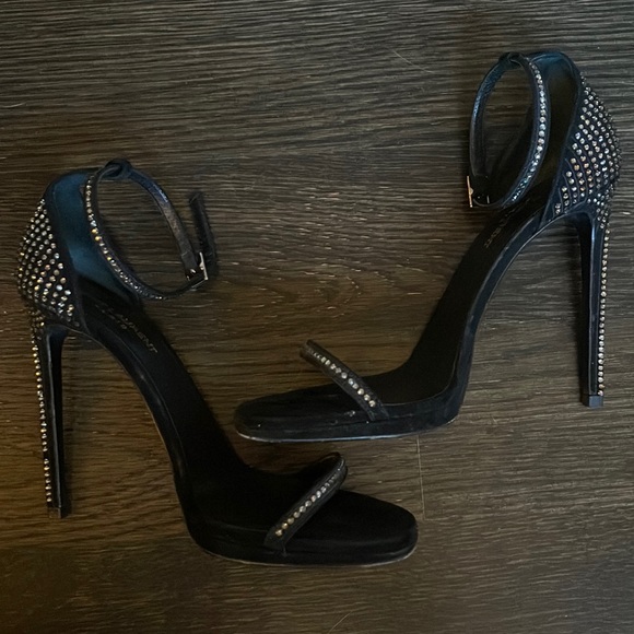 Saint Laurent Jane Swarovski Crystal Heels - Picture 4 of 6